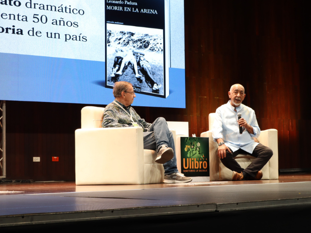 “Esto es una cabrona distopía lo que estamos viviendo”: Leonardo Padura en Ulibro 202