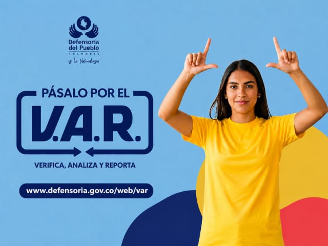 Defensoría impulsa campaña V.A.R. para prevenir la trata de personas durante el Mundial 2026