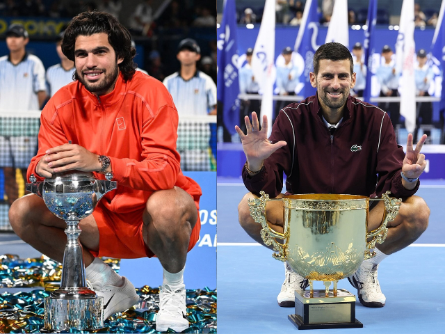 Alcaraz reina de nuevo en Tokio y Djokovic se mantiene intocable en Beijing 