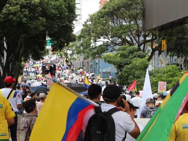 Así se vivieron las protestas del 14 de octubre en distintas regiones del país