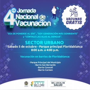 Realizan jornada de vacunación gratuita en Bucaramanga