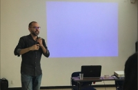 Frank Rodr&iacute;guez Comunicador Social y Mag&iacute;ster en Comunicaci&oacute;n Digital de la Universidad Pontificia Bolivariana, director y creativo audiovisual que lleva 12 a&ntilde;os realizando trabajos relacionados con el cine. Foto por: Corpoperiodistas CPS