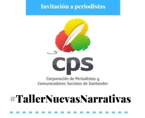|Periodistas y estudiantes de periodismos en el taller de narrativas digitales. Foto por: corpoperiodistas CPS|Periodistas y estudiantes de periodismos en el taller de narrativas digitales. Foto por: corpoperiodistas CPS|Frank Rodríguez Comunicador Social y Magíster en Comunicación Digital de la Universidad Pontificia Bolivariana, director y creativo audiovisual que lleva 12 años realizando trabajos relacionados con el cine. Foto por: Corpoperiodistas CPS