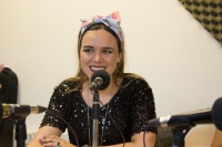 Silvia Palencia la vocalista de la banda, habla acerca del origen de su producci&oacute;n musical lanzada el pasado 8 de marzo para las mujeres empoderadas llamado &lsquo;Suerte que te vi&rsquo;. Foto por: Tania G&oacute;mez/Pfm.