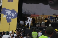Luis Fonsi interpretó su canción ganadora de Grammy Despacito. Foto: Laura Barajas/Pfm
