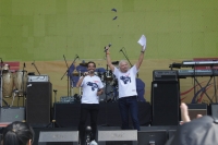 Richard Branson dio apertura con un discurso en ingl&eacute;s al concierto Venezuela Aid Live. Bruno Ocampo se encarg&oacute; de ser el traductor de este mensaje. Foto: Diego Chaparro/Pfm
